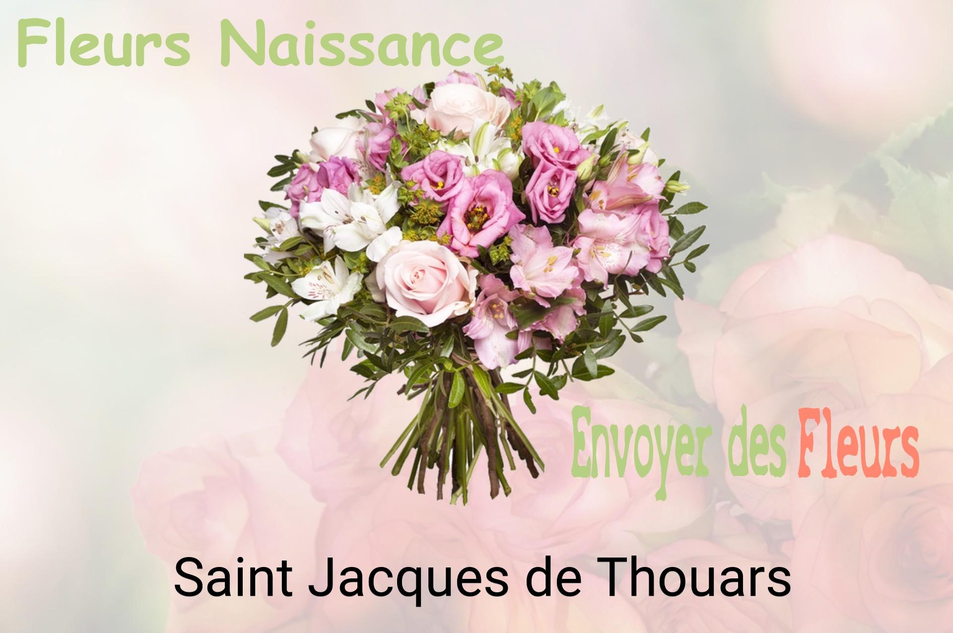 Bouquet de fleurs de naissance livré à Saint-Jacques-de-Thouars